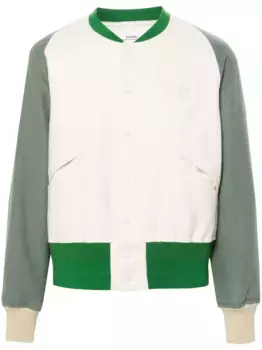 Бомбер с нашивкой-логотипом visvim, белый