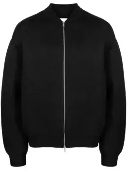 Бомбер с приспущенными плечами JIL SANDER, черный
