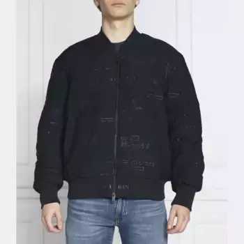 Бомбер стандартного кроя Armani Exchange, синий