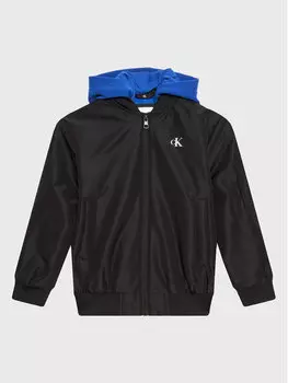 Бомбер стандартного кроя Calvin Klein, черный