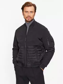 Бомбер стандартного кроя Calvin Klein, черный