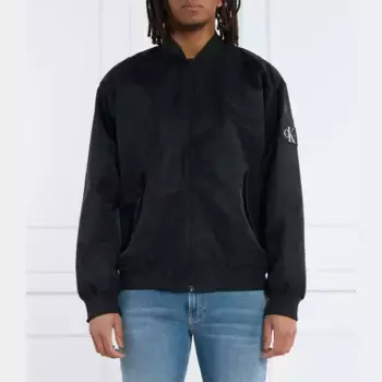 Бомбер стандартного кроя Calvin Klein, черный