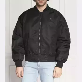 Бомбер стандартного кроя Calvin Klein, черный