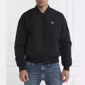 Бомбер стандартного кроя Calvin Klein, черный
