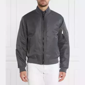 Бомбер стандартного кроя Calvin Klein, черный