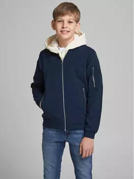 Бомбер стандартного кроя Jack&Jones, синий