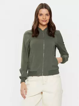 Бомбер стандартного кроя Vero Moda, зеленый
