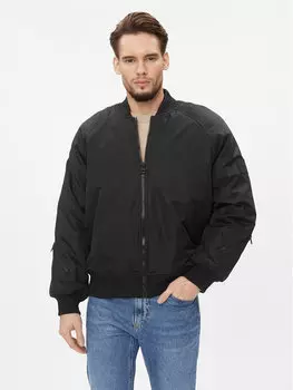 Бомбер свободного кроя Calvin Klein, черный