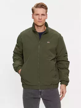 Бомбер свободного кроя Tommy Jeans, зеленый