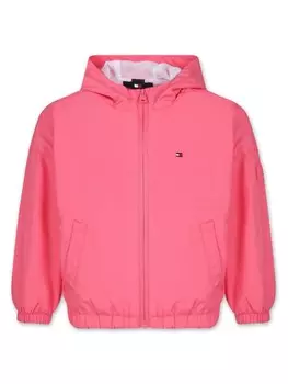 Бомбер Tommy Hilfiger Junior, розовый