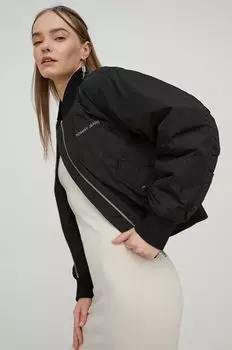 Бомбер Tommy Jeans, черный