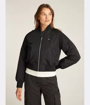 Бомбер Tommy Jeans Jack Loose Fit, черный