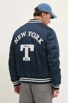 Бомбер Tommy Jeans, темно-синий
