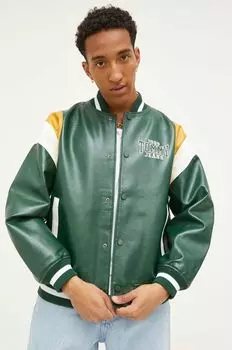 Бомбер Tommy Jeans, зеленый