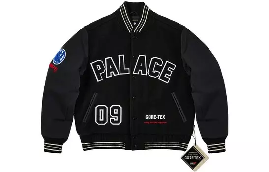 Бомбер унисекс Palace Gore-Tex Going Further Varsity, черный
