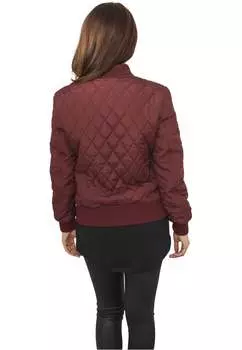 Бомбер Urban Classics, цвет Burgundy