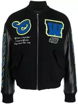 Бомбер Vars Hammer OFF-WHITE, черный