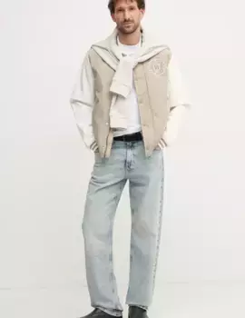 Бомбер VARSITY Guess, бежевый