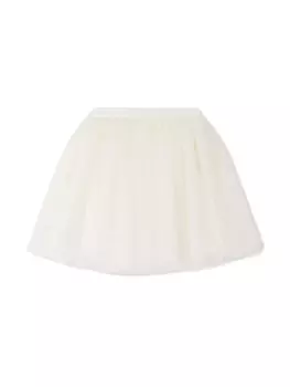 Bonpoint юбка Pois из тюля, белый