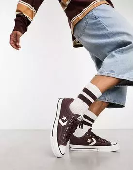 Бордовые кроссовки Converse Star Player 76 Everyday Essentials