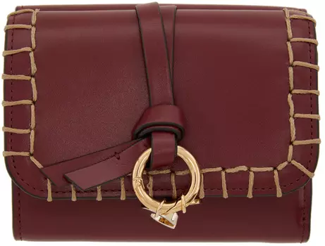 Бордовый бумажник Alphabet Chloé