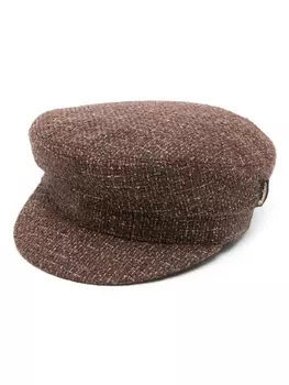 Borsalino твидовая фуражка, коричневый