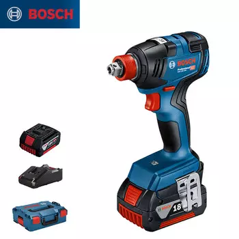 Шуруповерт Bosch GDX18V-200 + двойной аккумулятор 4.0Ah