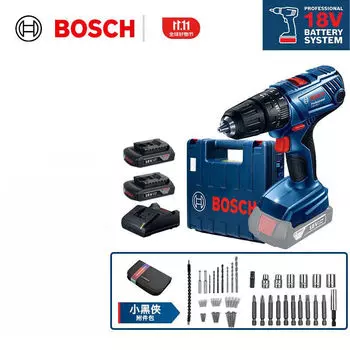 Дрель Bosch GSB 180-Li + два аккумулятора, зарядное устройство