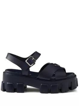 Босоножки Monolith 55 Prada, синий