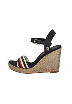 Босоножки на каблуке Tommy Hilfiger, синий