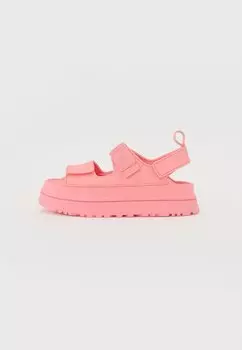Босоножки на платформе GOLDENGLOW UGG, фуксия