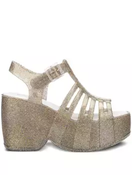 Босоножки на платформе Melissa, золотой