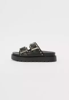 Босоножки на платформе RAYA ARI STUD - Slippers Buffalo, черный