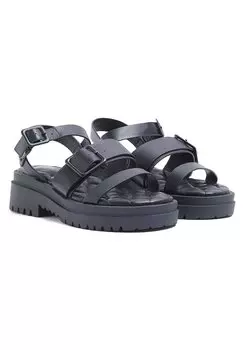 Босоножки на платформе River Island, черный