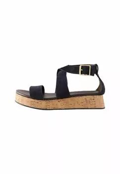 Босоножки на платформе STANDARD WIDE FIT FOREVER COMFORT CHUNKY Next, темно-синий