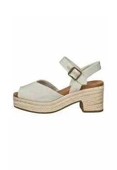 Босоножки на платформе TOMS, бежевый