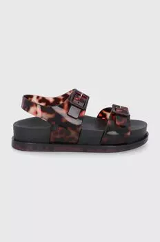 Босоножки на широкой платформе Melissa, коричневый