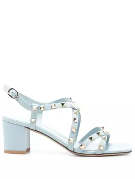 Босоножки Rockstud 65 Valentino Garavani, синий