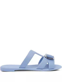 Босоножки-слайды Vara Ferragamo, синий