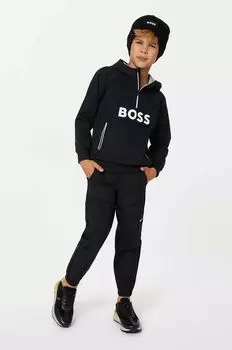 BOSS детская толстовка, черный