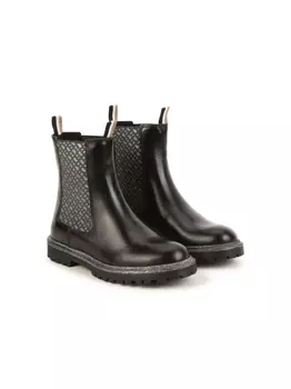 BOSS Kidswear ботинки с блестками, черный