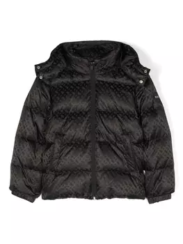 BOSS Kidswear пуховик с капюшоном, черный