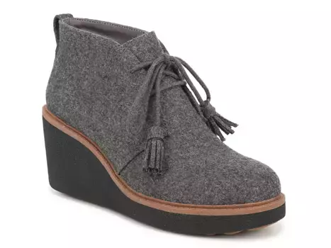 Ботильоны Aurora Wedge Bootie Dr. Scholl'S, цвет greywool_blendfabric
