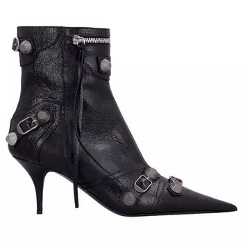 Ботильоны Balenciaga Cagole Leather, черный
