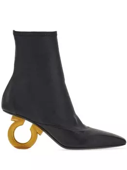 Ботильоны Elina 70 Ferragamo, черный