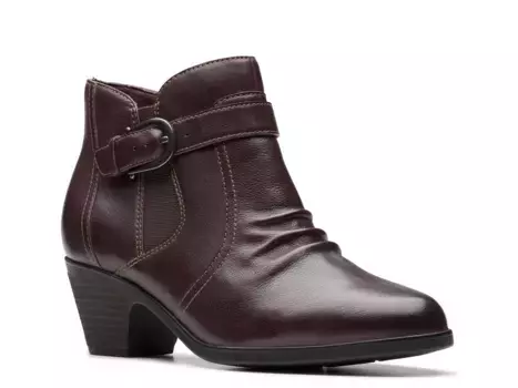 Ботильоны Emily Opal Bootie Clarks, темно-коричневый