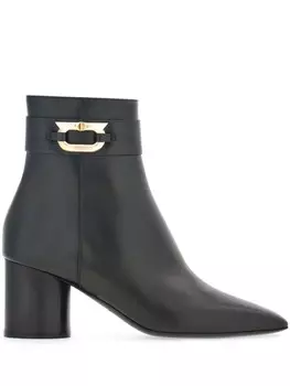 Ботильоны Gancini 60 Ferragamo, черный