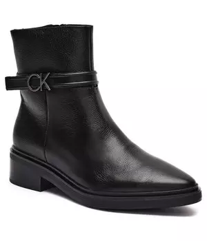 Ботильоны кожаные Calvin Klein, черный