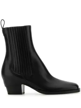 Ботильоны кожаные FENDI, черный