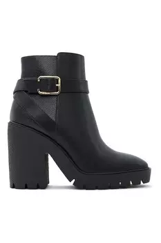 Ботильоны Larah из искусственной кожи на массивном каблуке Aldo, черный